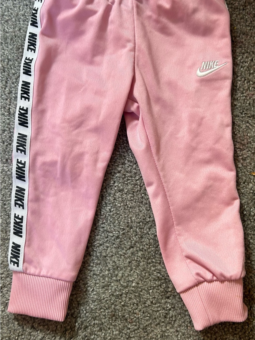 Nike Pink Joggers with Branded Side Tape